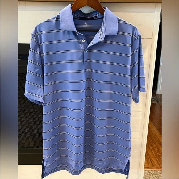 Ralph Lauren RLX Jersey Polo Shirt Carnoustie Gray quarter zip Size large - Picture 9 of 12